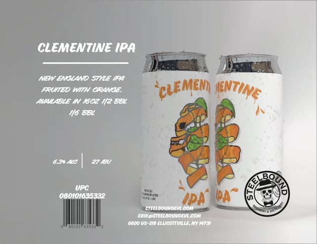 Clementine IPA 6.3% ABV