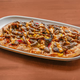 Smokey Pepper Steak Flatbread